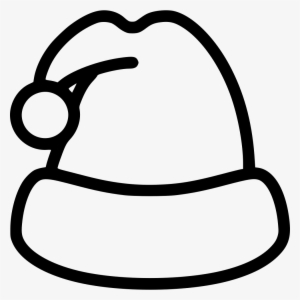 Santa Hat - - Santa Cap Outline Png