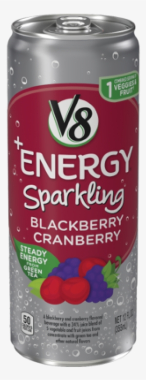 Sparkling Blackberry Cranberry - V8 + Energy Beverage, Blackberry Cranberry - 12 Fl