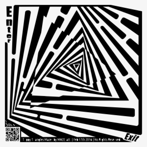 Triangles Maze Icons Png - Trippy Mazes