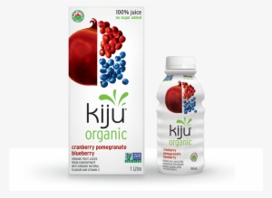 Organic Cranberry Pomegranate Blueberry Juice - Kiju - Organic Pomegranate Cherry, 1l