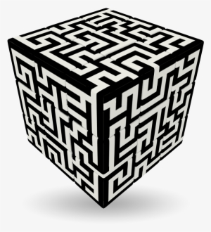 Crosswords Maze - V-cube Maze 3 Flat