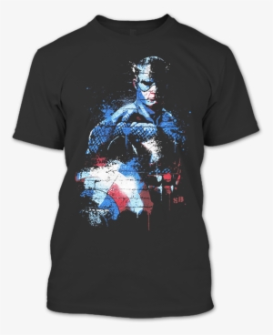 Captain America Shield Metal T Shirt