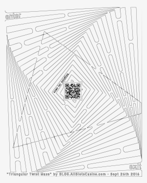 Drawn Maze Transparent - Coloring Book