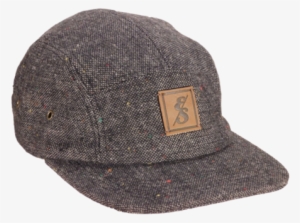 291 Charcoal Tweed 5 Panel - Tweed