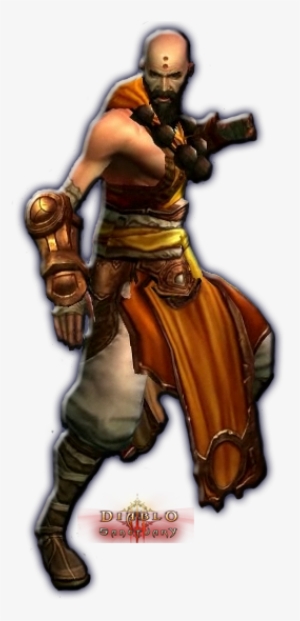 Diablo 3 Male Monk - Diablo 3 Monk Png