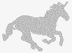 Big Image - Silhouette Of A Maze