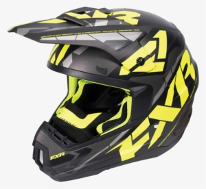 Torque Core Fxr Snowmobile Helmet Black Hivis Charcoal - Fxr Snowmobile Helmets Green And Black