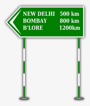 Big Image - Direction Sign Board