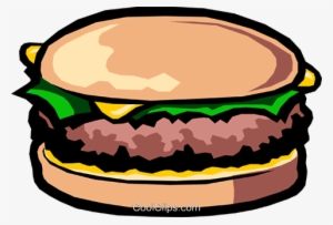 Hamburguesa De Queso Libres De Derechos Ilustraciones - Hamburger