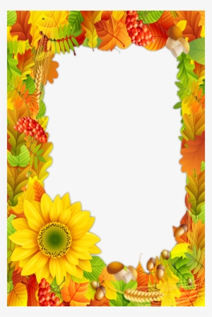 Fall Border Png Download - Fall Frames