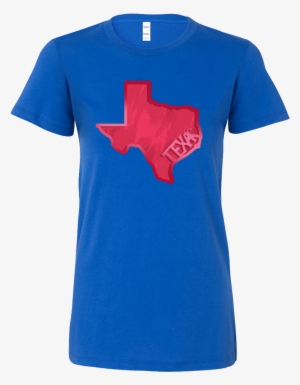 Love Texas State Map Flag Outline Souvenir Bella Shirt - T-shirt