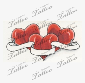 Svg Stock Three Hearts Tattoo Search Haircuts Pinterest - Vine With Names Tattoo