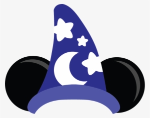 Sorcerer Mickey Hat With Ears - Mickey Sorcerer Hat Clip Art