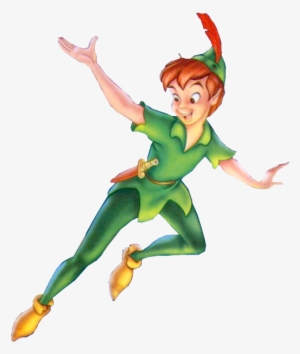 Peter Pan And Tinkerbell Flying - Peter Pan Tinkerbell Png