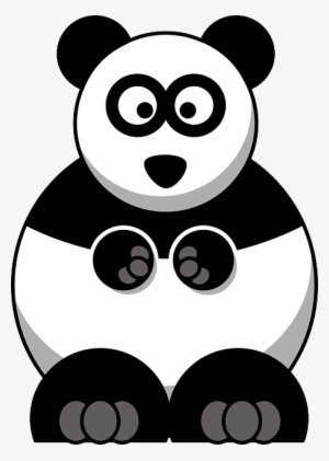 Animals, Baby, Face, Cartoon, Funny, Bear, Cute, Fat - Cartoon Panda Clipart