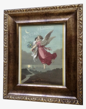 1875 Victorian Parlor Album Art Print First Page On - Picture Frame