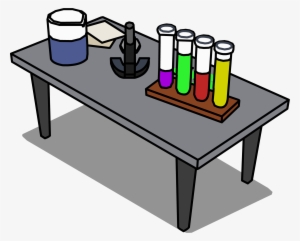 Science Table Png - Lab Table Clipart Transparent