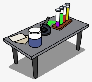 Laboratory Clipart Lab Table - Laboratory