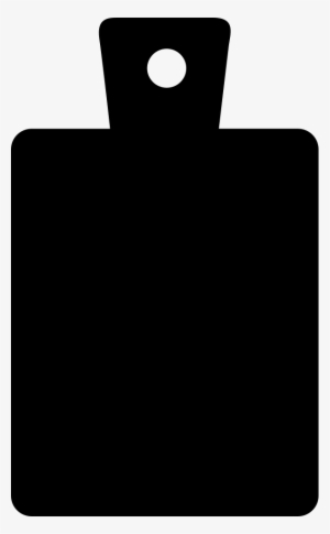 Cutting Board Black Rectangular Silhouette Of The Tool - Cutting Board Silhouette Png