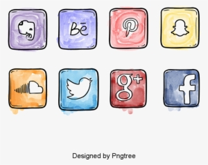 A Classificação Social Media Vector De Material Aplicação - Social Media