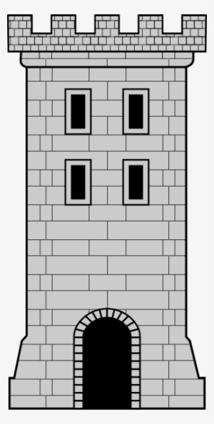 File - Castle Tower - Svg - Wikimedia Commons