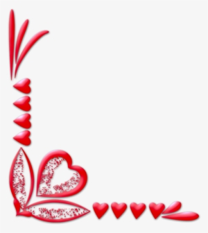 Valentine Corners - Valentine Corner Borders Png