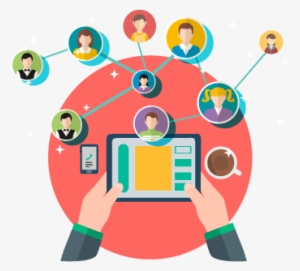 Gestão De Redes Sociais - Illustration