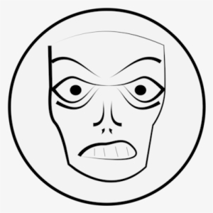 Smiley Face Anger Facial Expression Download - Clip Art