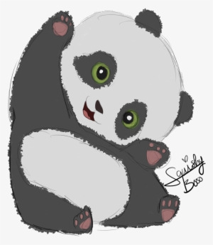 Drawing - Panda Doodle