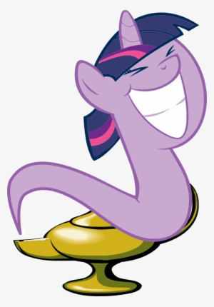 Genie, Genie Pony, Magic Lamp, Safe, Solo, Twilight - Cartoon