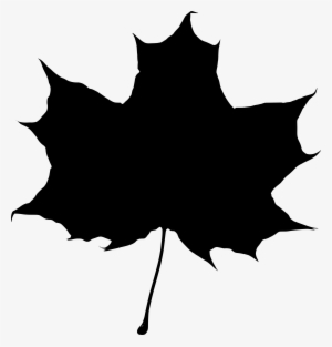Clipart Maple Leaf Silhouette Big Image Png - Maple Leaf Silhouette