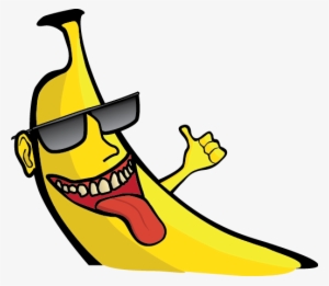 Cartoon Banana Theneobanana On Deviantart Image Black - Cartoon Banana