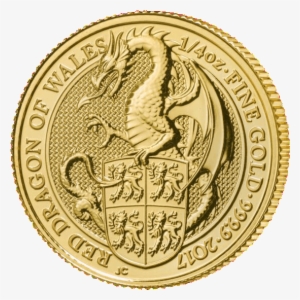 1/4oz Gold Dragon - Queen's Beasts Coins
