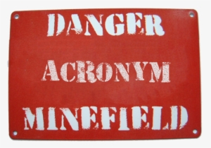 This Post Was Originally Written For Blunt Moms - Acronym Minefield