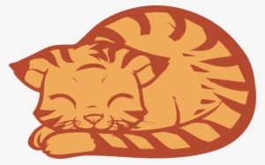 Download Sleeping Cat Clipart Png - Sleeping Cat Clipart Png