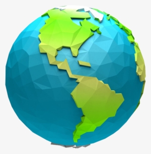 Globe World Animation Cartoon - Cartoon Earth Transparent Background