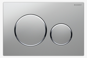 Geberit Sigma20 Matt Plate With Chrome Trim - Geberit 115.882 Kn 1