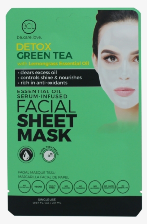 Essential Oil Facial Sheet Mask Green Tea - Facial