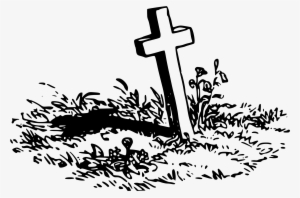 Headstone Cemetery Grave Burial Funeral Free Commercial - Grave Clipart