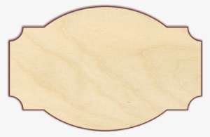 Plaque Unfinished 1/4" Birch Plywood - Plywood