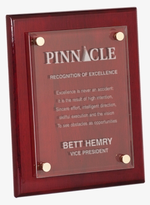 High Gloss Floating Acrylic Wood Plaque - Flying High Plaque Quantity(1)