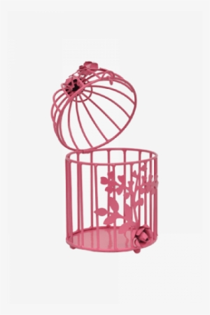 Pink Bird Cage - Birdcage