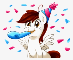 Bloodorangepancakes, Hat, Oc, Oc Only, Party Hat, Party - Cartoon Birthday Blast