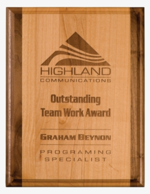 Share Your Good Fortune - Alder Plaque