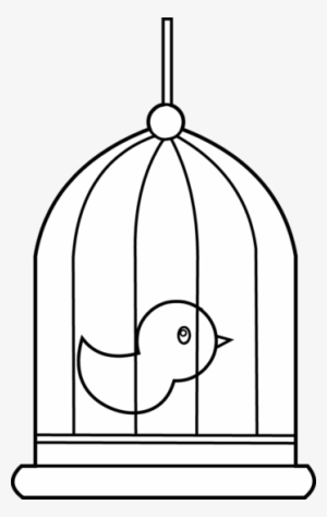 Empty Birdcage Cliparts - Coloring Cage Of Bird