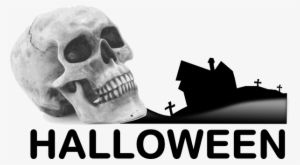 Small - Halloween Skull Shower Curtain