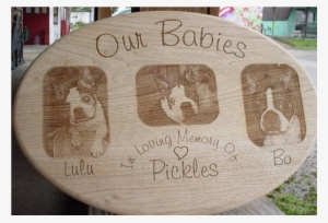 Personalized Wooden Pet Plaque - Wooden Pet Memorials