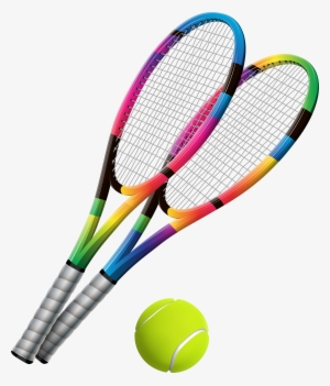Tennis Rackets And Ball Transparent Png Clip Art