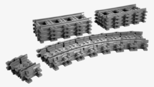 Flexible Tracks - Lego 7499 City Flexible And Straight Train Tracks