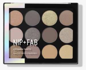 Eyeshadow Palette Gentle Glam - Nip+fab Make Up Eyeshadow Palette 12g Sculpted 1, Multi
